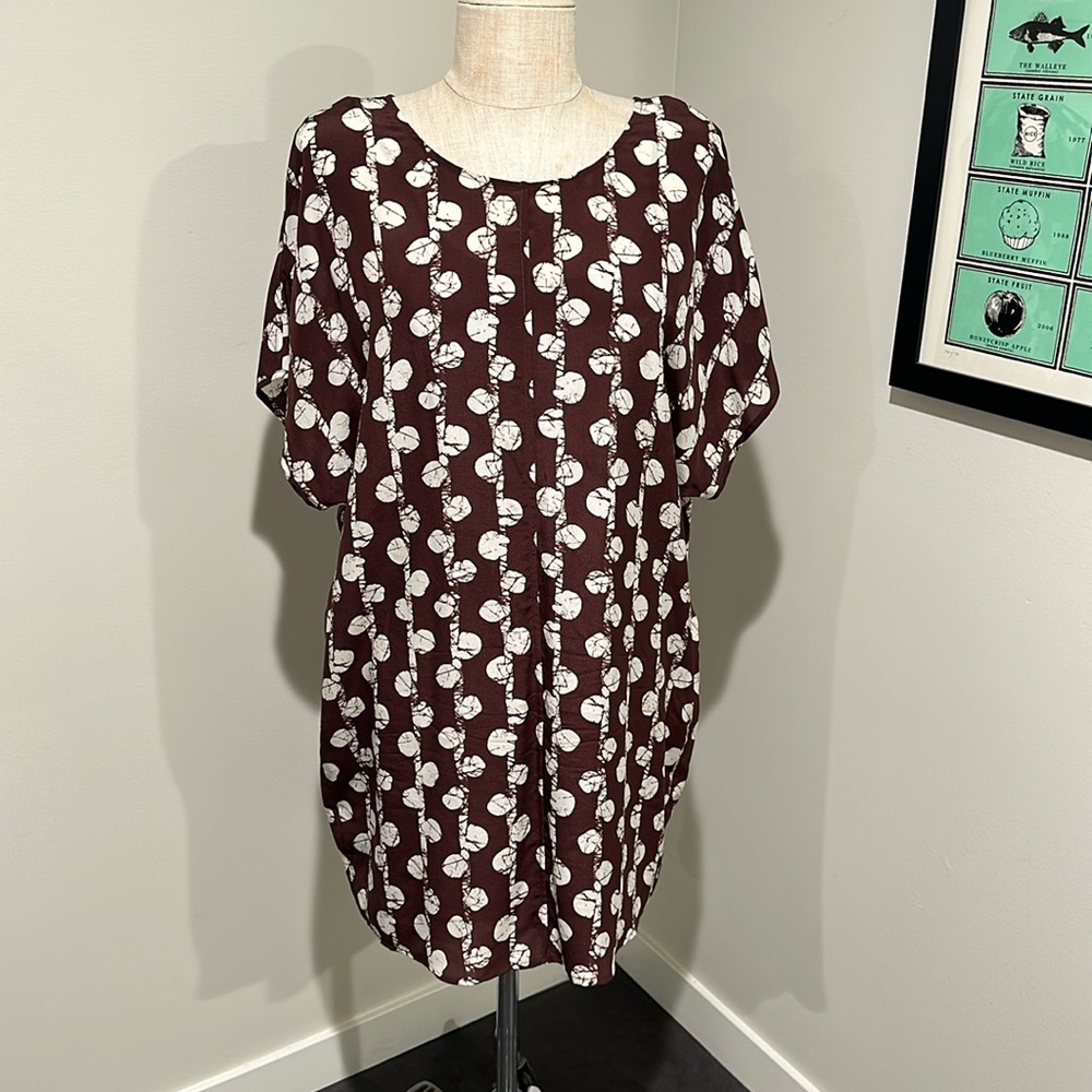 Madewell silk shift dress